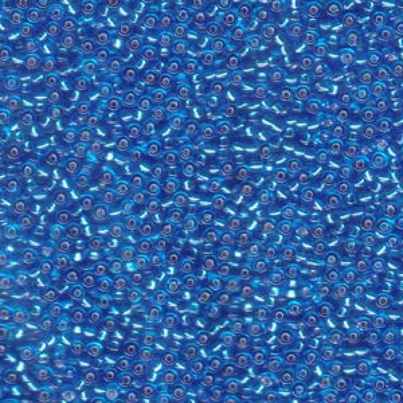 11/0 Miyuki Seed Beads - 25g Bag – Silver Lined Sapphire – Colour 19