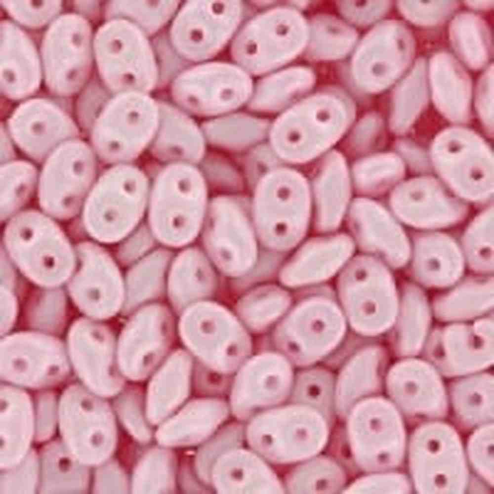 SuperDuo 2.5x5mm 25g Bag – Powdery Pastel Pink