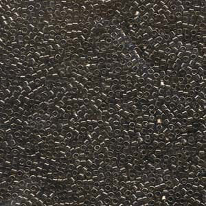 11/0 – Miyuki Delica - 5g Bag  – Transparent Grey Olive Luster – DB123