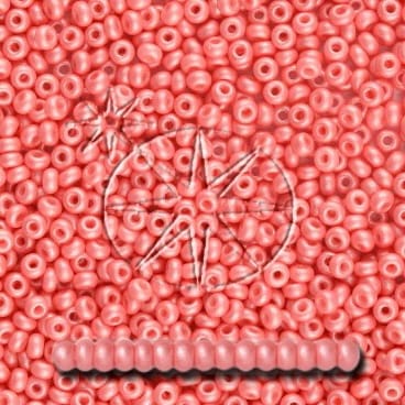 Preciosa 8/0 Seed Beads - PermaLux - 20g Pack - Mother of Pearl - Pink