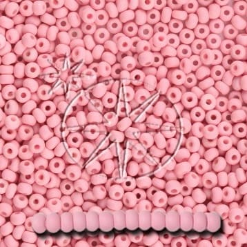 Preciosa 8/0 Seed Beads - PermaLux - 20g Pack - Matte - Rose