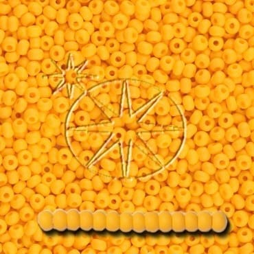 Preciosa 8/0 Seed Beads - PermaLux - 20g Pack - Matte - Sunflower