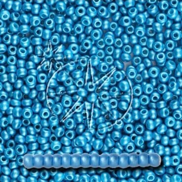 Preciosa 8/0 Seed Beads - PermaLux - 20g Pack - Mother of Pearl - Turquoise