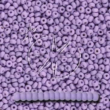 Preciosa 8/0 Seed Beads - PermaLux - 20g Pack - Matte - Violet