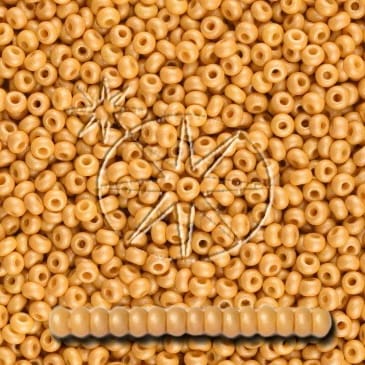 Preciosa 11/0 Seed Beads - PermaLux - 20g Pack - Mother of Pearl - Mocha Beige