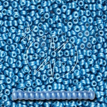 Preciosa 8/0 Seed Beads - PermaLux - 20g Pack - Mother of Pearl - Azure