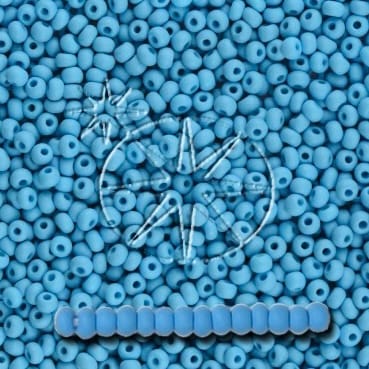 Preciosa 8/0 Seed Beads - PermaLux - 20g Pack - Matte - Turquist