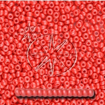 Preciosa 11/0 Seed Beads - PermaLux - 20g Pack - Mother of Pearl - Wildberry Red