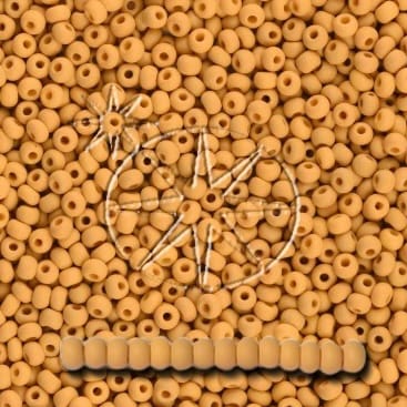 Preciosa 11/0 Seed Beads - PermaLux - 20g Pack - Matte - Mocha Beige