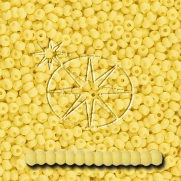 Preciosa 11/0 Seed Beads - PermaLux - 20g Pack - Matte - Light Yellow