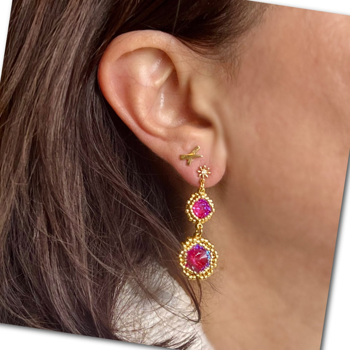 Aurora Drop Earring Pattern - Instant Download or Printed Copy