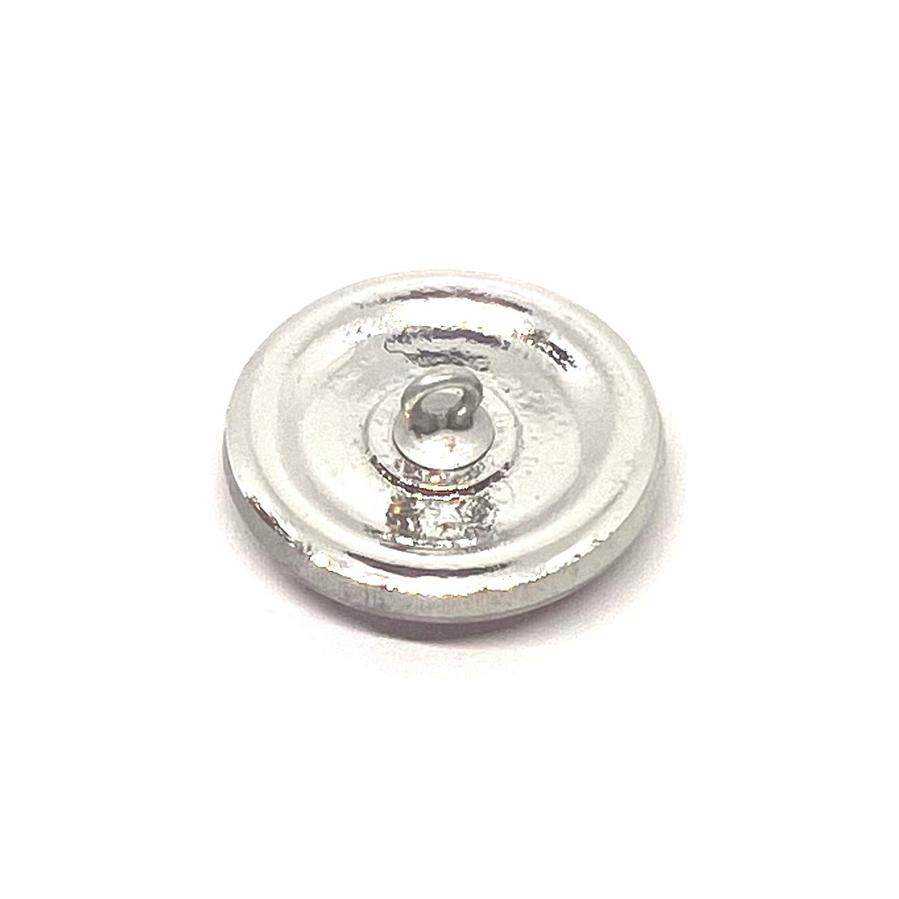 Vintage Czech Glass Peacock Button 22mm - Purple