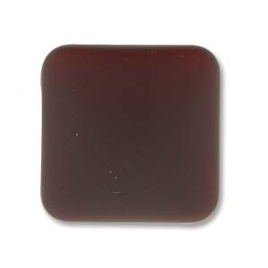 Luna Soft Cabochon 17mm Square - Garnet