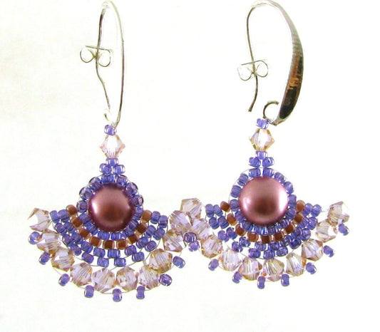 Luxor Brick Stitch Earring Pattern - Instant Download  or Printed Copy