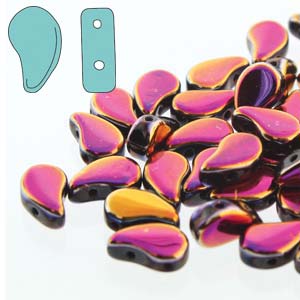 Paisley Duo Beads 8x5mm – 10g – Full Sliperit