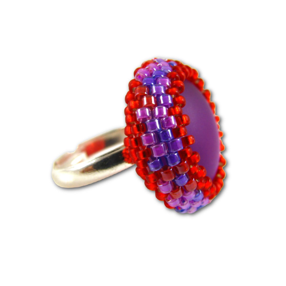 Peyote Cocktail Ring Pattern - Instant Download or Printed Copy