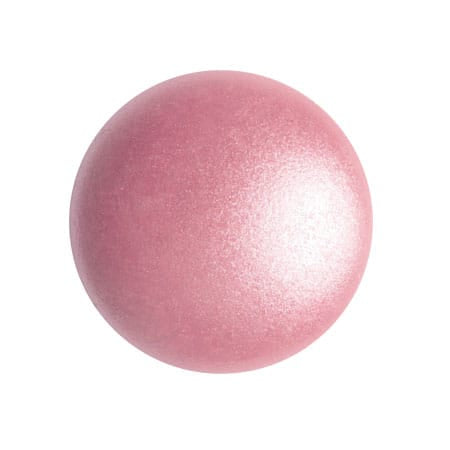 Czech Glass Cabochon 18mm β Pink Pearl