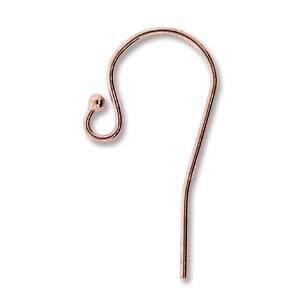 Rose Gold Filled Earwire β Each