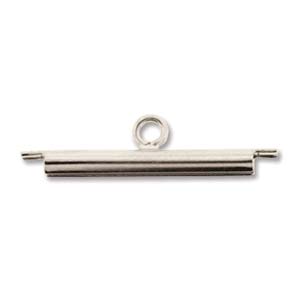 Miyuki Slide Tube – Silver Plated – 20mm
