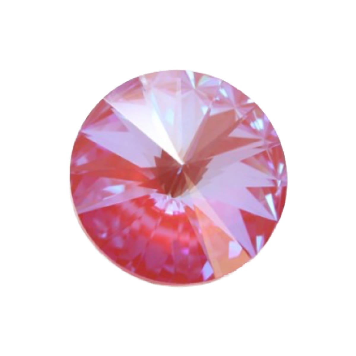Aurora Rivoli 12mm Chaton - Crystal Royal Red Delite
