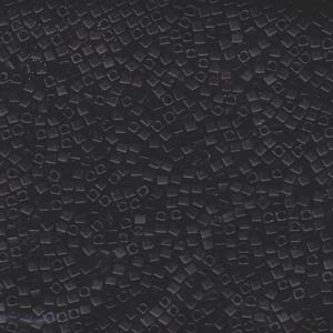 Miyuki 1.8mm Cube Beads - 5g Bag - Matte Black