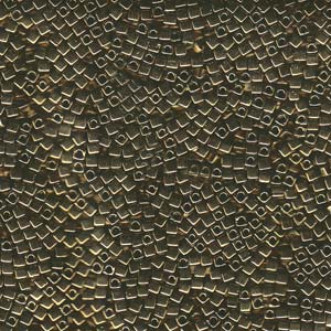 Miyuki 1.8mm Cube Beads - 5g Bag - Metallic Dark Bronze