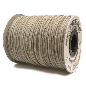 Tony's Natural 2mm Waxed Cotton Cord - Per Meter