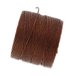 Superlon Bead Cord - 70 Meter Spool - Mahogany