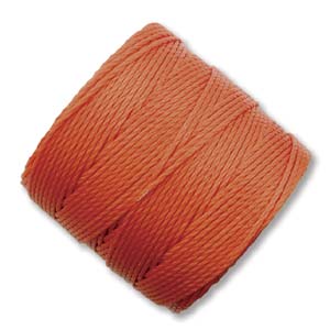 Superlon Bead Cord - 70 Meter Spool - Orange