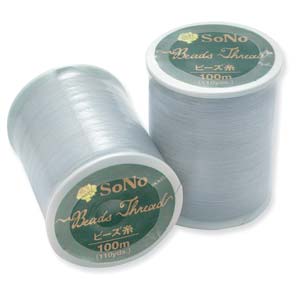 SoNo Beading Thread - 100 Meter Spool - Grey