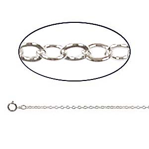 Sterling Silver 18 Inch Trace Chain
