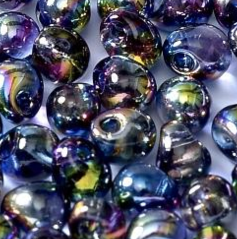 Miyuki Drops 3.4mm - 10g - Crystal Magic Blue