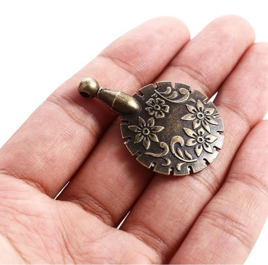Antique Brass Thread Cutter Pendant