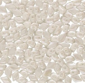 Mini Gemduo 6x4mm - 5g - Chalk White Luster