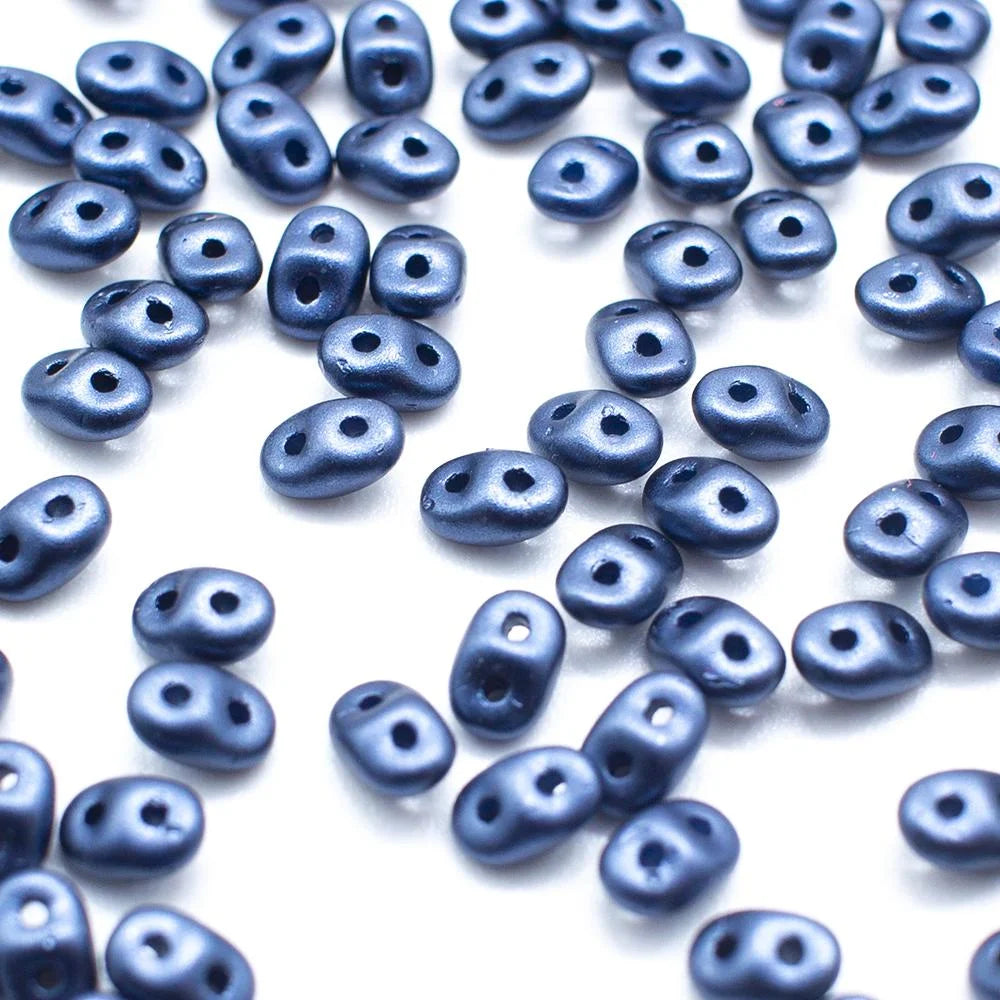 SuperDuo 2.5x5mm - 25g Bag – Pearl Coat Navy