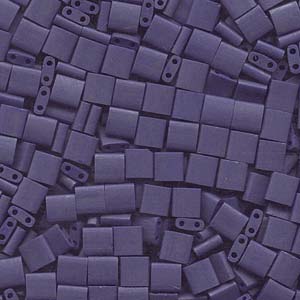 Miyuki Tila Beads - 5g Bag - Matte Cobalt