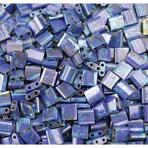 Miyuki Tila Beads - 5g Bag – Picasso Opaque Cobalt