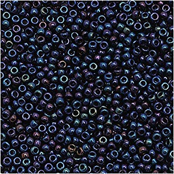 11/0 Toho Seed Beads - 10g Bag β Metallic Nebula