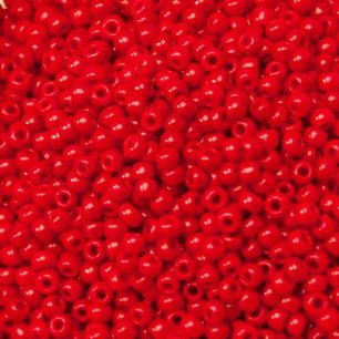11/0 Toho Seed Beads - 10g Bag β Opaque Cherry