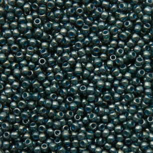11/0 Toho Seed Beads - 10g Bag – Transparent Emerald Green Denim Blue