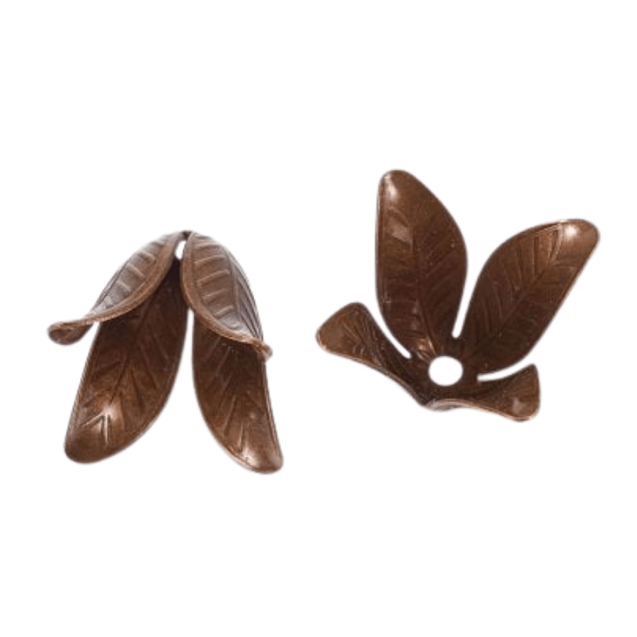 Antique Brass Large Petal Bead Cap 17x22mm – Pack of 1