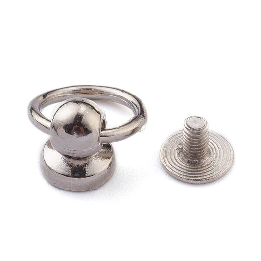 Silver Coloured Rivet for Mobile Phone Soft Case - Priced per piece