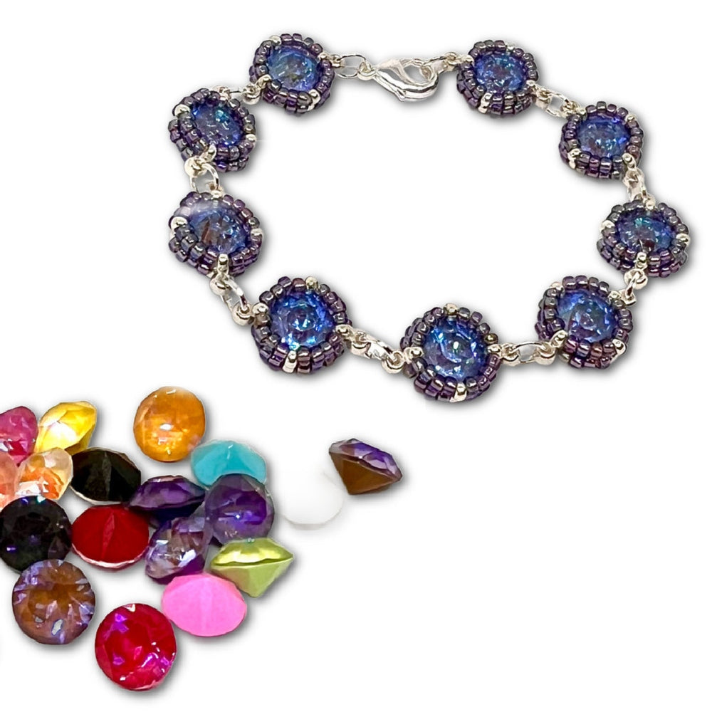Aurora Crystal Bracelet Pattern - Instant Download or Printed Copy