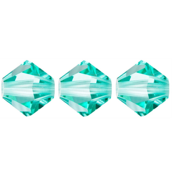 4mm Preciosa Bicones – Caribbean Sea – Pack of 30