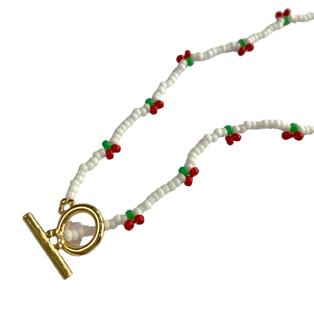 Cherry Pop Necklace Pattern - Instant Download or Printed Copy