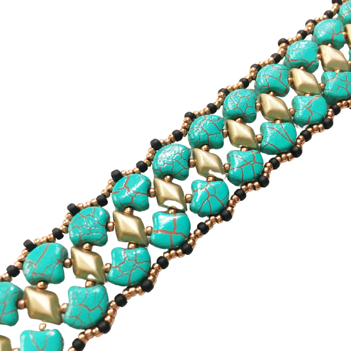 Diamond Path Bracelet Pattern - Instant Download or Printed Copy