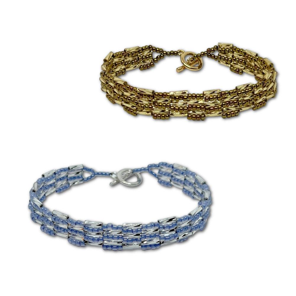Dots and Dashes Bracelet Pattern - Instant Download or Printed Copy
