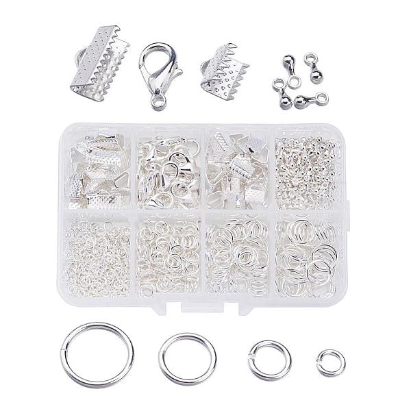 Silver Plated Finding Box - Lobster Clasps, Jump Rings, Cord Ends and more!