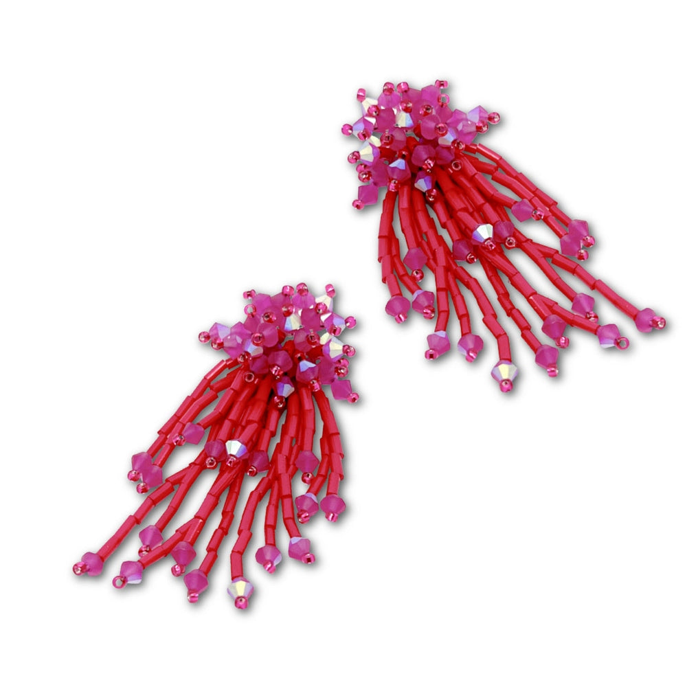 Firework Earring or Brooch Pattern by Juliet Browse - Instant Download or Printed Copy