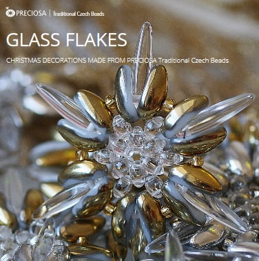 Preciosa Glass Snowflake Pattern - Instant Download or Printed Copy